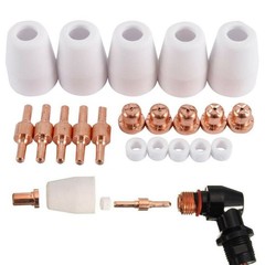 20pcs/Set Consumables Plasma Nozzles Cutter CUT 40/50 Cutting Electrodes Tips