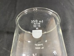 PYREX Glass 350mL M Porosity Fritted Disc Buchner Filter Funnel 36060-350M