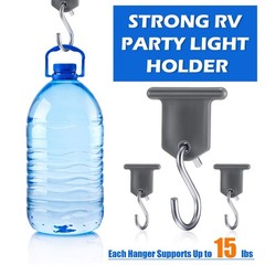 14 Pack RV Awning Hooks Hangers S Shaped Hooks for Lights Camping Tent
