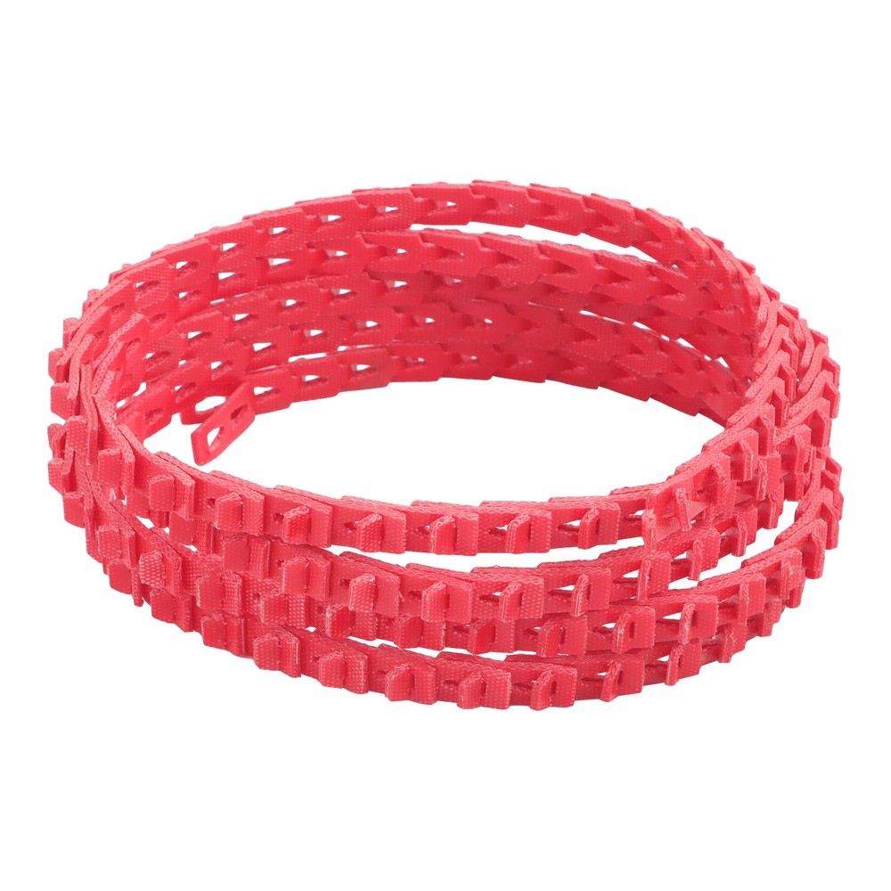 10FT Power Twist Red V Belt,1/2-Inch x 10 Feet Type A , Adjustable Link Belt
