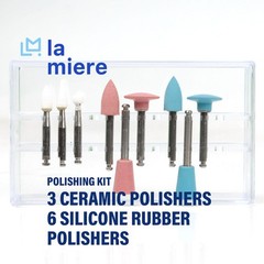 Dental Composite Polishing Kit 9pcs/Kit, Ceramic Oxide Grit, Ceramic Material…
