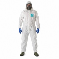 1 Pack Tyvek Coverall Bunny Suits With Hood Elastic Wrists and Ankles ALL SIZES