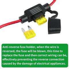 DC 18V-60V to DC 12V 20A 240W Step Down Voltage Regulator Converter with Fuse