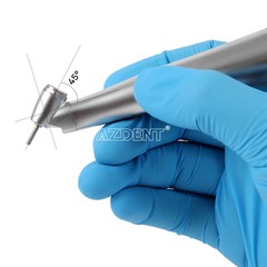 Dental 45° Clean Head LED 1:4.2 Increasing Contra Angle Low Speed Handpiece