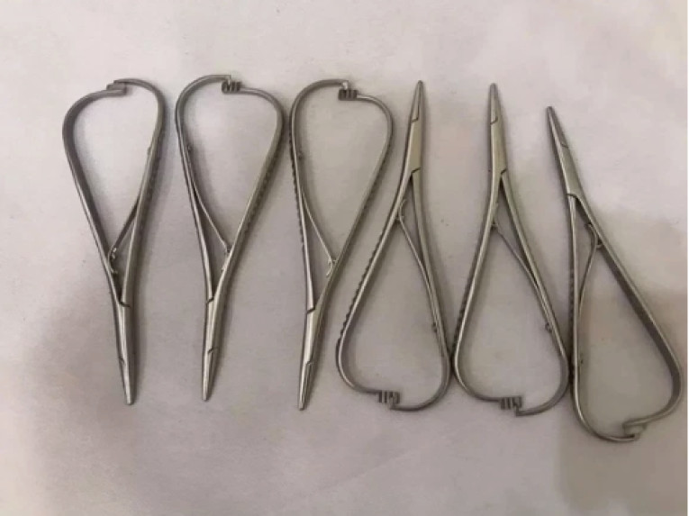 LOT OF 6 HU FRIEDY Mathieu Narrow Tip Orthodontic Plier 678-330