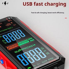 USB Rechargeable Digital Multimeter 6000 Counts Large Color Screen & Backlight