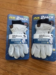 Lot 2x 2-PACK Mechanix Wear Dura-Hide Insulated Gray Winter Gloves X-LARGE NEW