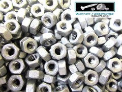 5/16-18 Finished Hex Nuts Hot Dipped Galvanized 500 Pieces