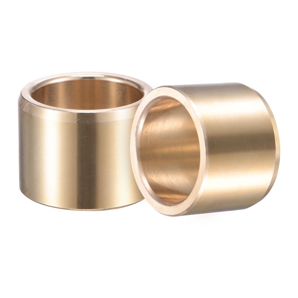 Sleeve Bearings 30mm x 38mm x 30mm Wrapped Oilless Bushings Cast Brass 2pcs