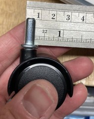 New – 4 Piece Swivel Casters 1.25 Inch Nylon 360 Degree Caster Wheels