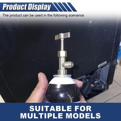 R134a Self-Sealing Can Tap, Refrigerant Opener with Tank Adapter