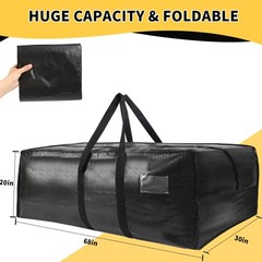 Heavy Duty Extra Large Jumbo Packing Bags, 176 Gallon Huge Storage Bags with …