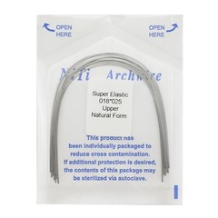 100PCS Dental Orthodontic Niti Arch Wire Natural Round Rectangular 19×25 16×22