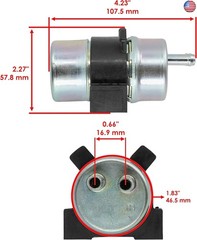 Caltric Fuel Pump Compatible with Yamaha XVS1100 V-Star 1100 Midnight Custom