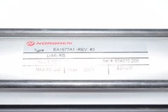 NEW NORGREN EA1677A1 PNEUMATIC CYLINDER L44 1-1/2 x 12 250 PSI