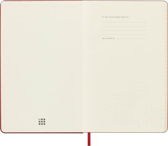Moleskine Classic 2024 Daily Planner, Hard Cover, Large (5″ x 8.25″) Scarlet Red