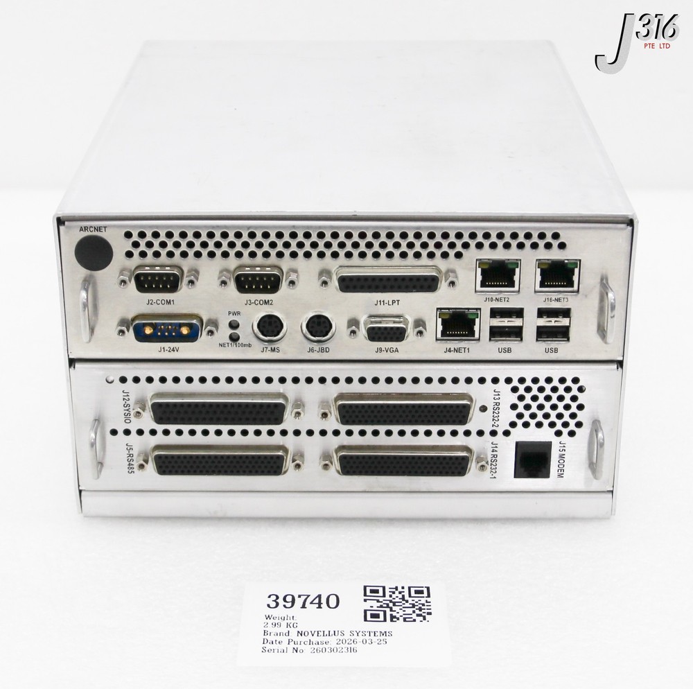 39740 NOVELLUS SYSTEMS ASSY, CONTROLLER, MC4, ETHERNET (PARTS) 02-423402-00