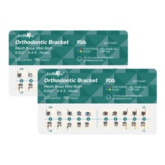 Dental Orthodontic Metal Brackets Braces Mini Roth/MBT 022/018 Hooks 3/345