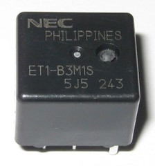 2 X NEC ET1-B3M1 Small Automotive Relay – 12 VDC SPDT 25 Amp Contacts – 12V Coil