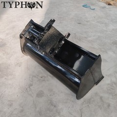 TYPHON 600mm Tilting Bucket 23in Hydraulic Buckets Attachment For Mini Excavator