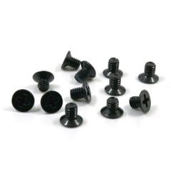 M3 M4 M5 M6 Black Steel Phillips Cross Recessed Countersunk Flat Head Screw Bolt