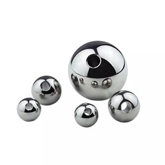 Solid Stainless Steel Non-Threaded Perforated Balls Rust Resistant OD 2-45 mm