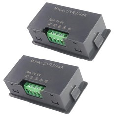 2Pcs Digital Display 0-10V 4-20mA 0-20mA V/A Analog Input Meter For Sensor HOT