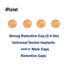 Dental Overdenture Implant Strong Retention Caps 1.2/2.4lbs for Locator Inserts