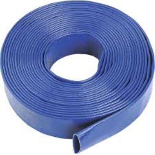 Sun-Flow 3″ I. D. 80 PSI PVC Layflat Discharge Hose ( 5 Foot Length )