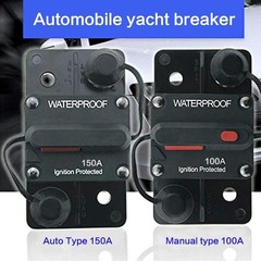 30A-300A Amp Circuit Breaker Audio Fuse 12V-48V DC Car Boat Manual Reset Switch