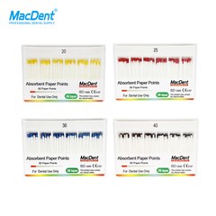 MacDent Dental Gutta Percha Points Absorbent Paper Points Endodontic Root Canal
