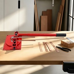 Manual Rebar Bender, Red Rebar Bending Machine for Steel,Copper,Aluminum,Iron