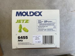 MOLDEX Jetz Earplugs NRR 27 dB Corded Reusable Hearing Protection 50 Pairs