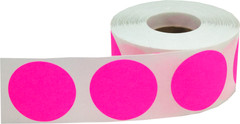 Circle Color Dot Stickers | 1.25″ Inches Round – 500 Pack | Pick One Color