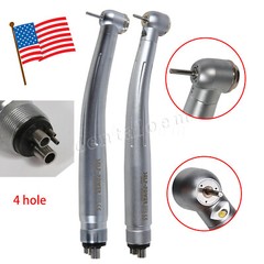 SELF-POWER Dental No-LED / LED E-generator High Speed Handpiece 4Hole Turbine