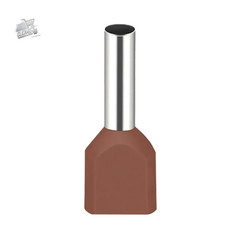 115 Brown Electric Capicorda 2x1mm² – Compass Terminals for Industrial Cables
