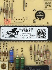YORK Coleman 265901 Furnace Control Circuit Board 50A56-242 used #P717A