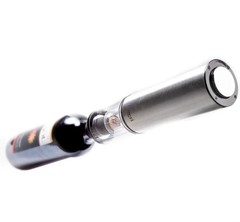 Ozeri Extravo Electric Wine Opener in Stainless Steel with Auto Silver
