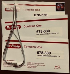 HU FRIEDY Mathieu Orthodontic Plier Narrow Tip 3Pcs Lot | 678-330