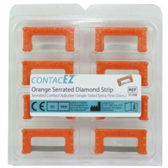 8pcs Dental ContacEZ Orange Restorative 0.07mm Set Proximal Contact Adjuster