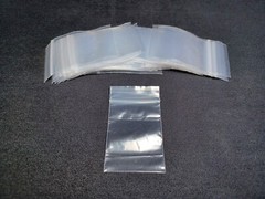 1.5inch(Wide) x 2inch(Length) 2mil Clear Plastic Reclosable Zipper Poly Bags