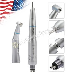Dental Slow Speed Handpiece Inner Water Contra Angle / Straight /Air Motor 4Hole
