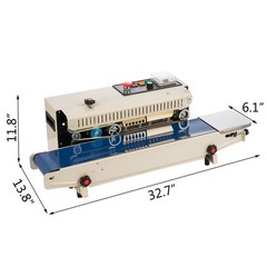 Continuous Horizontal Band Sealer FR900 Bag Sealing Machine with Teflon Belts
