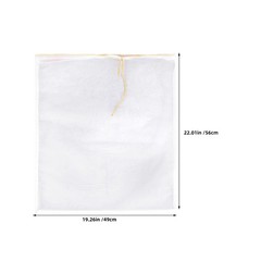 4 Pcs Red Wine Filter Bag Making Strainer Ultrafine Drawstring Brewing