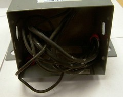 GS HEVI-DUTY HS20F750A TRANSFORMER 0.75 kVA PRI 120/240V SEC 16/32V 1PH USED