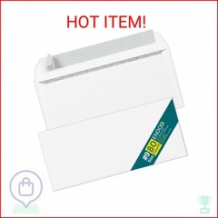 #9 Envelopes Self Seal – 80 Pack – Security Tinted 3 7/8″ x 8 7/8″ Business Enve