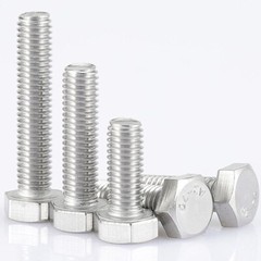 M8 – 1.25 Left Hand Thread Stainless Steel Hex Head Bolts Hex Cap Screws DIN 933