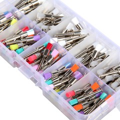 200 pcs Dental Teeth Prophy Brushes Polishing Tapered Latch Type Mixed 2.35mm po