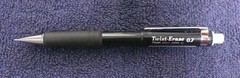 Pentel Black Twist Eraser Automatic Mechanical Pencil 0.7mm QE517-A