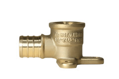(10) 3/4″ PEX X 1/2″ FEMALE NPT THREADED DROP EAR ELBOW CRIMP FITTINGS LEAD FREE